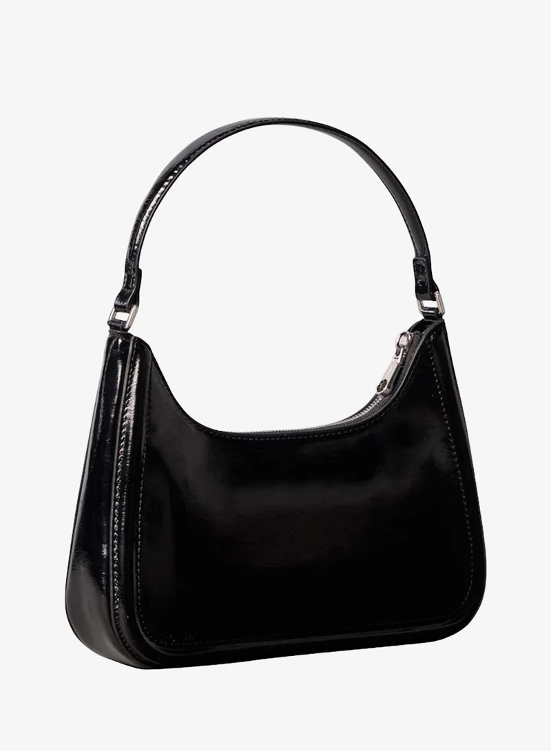 CALVIN KLEIN  Bold Monogram Metallic Shoulder Bag for Women | Best Price UAE